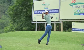सूर्य नेपाल प्रिमियर गल्फको तेस्रो दिन सुबाश शीर्ष स्थानमा, भुवन र दिनेश एक स्ट्रोकले पछि