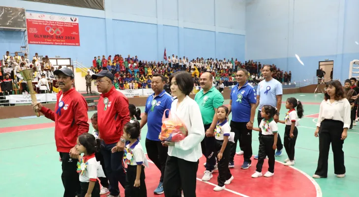 ओलम्पिक डे २०२४ मनाइयो