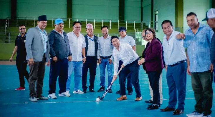 पोखरामा राष्ट्रिय पुरुष हक्की सुरु