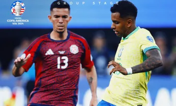 कोपा अमेरिका: ब्राजिल कोस्टा रिकासँग बराबरीमा, कोलोम्बियाको विजयी शुरुवात