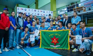 आर्मीलाई राष्ट्रिय हक्की उपाधि