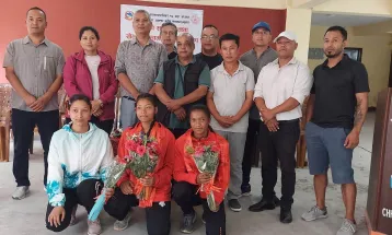 Medal winning Kyokushin players are honored