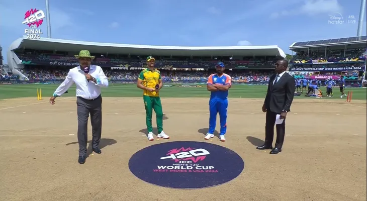 टी- २० विश्वकपको फाइनल: भारतले टस जितेर पहिला ब्याटिंग गर्दै