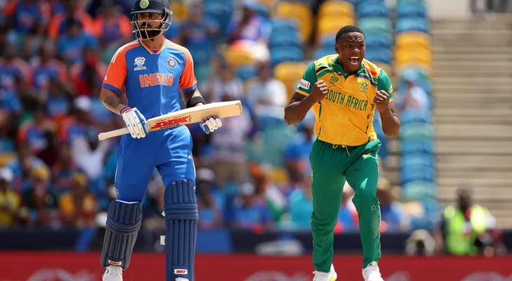 टी–२० विश्वकप फाइनल : भारतलाई पाचौं झटका, कोहली ७६ रन बनाएर आउट