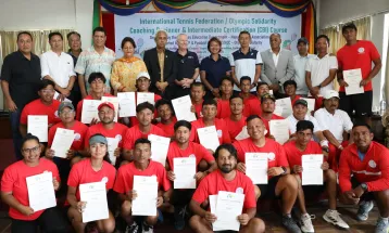 टेनिसको ओलम्पिक सोलिडारिटी कोर्ष सम्पन्न