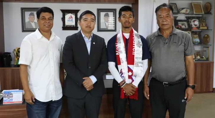 सदभाव प्रतियोगिता खेल्न‌ र प्रशिक्षण गर्न अमेरिका प्रस्थान