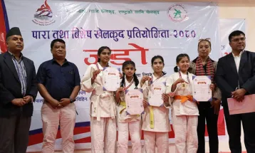 राष्ट्रिय बहिरा तथा दृष्टिविहीन पारा जुडो प्रतियोगिता सम्पन्न