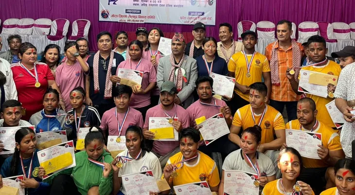 प्रदेश स्तरीय भारोत्तोलन प्रतियोगिता सम्पन्न