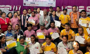 प्रदेश स्तरीय भारोत्तोलन प्रतियोगिता सम्पन्न