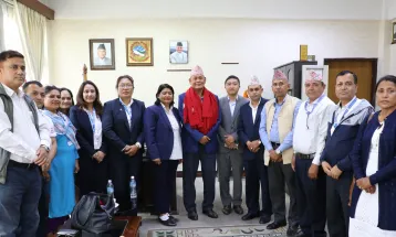 खेलकुद मन्त्रीलाई राखेप कर्मचारी संघको बधाइ