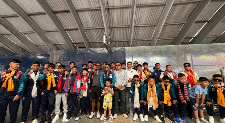 दाना कपका लागि नेपाली टोली डेन्मार्क प्रस्थान