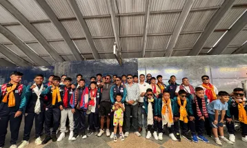 दाना कपका लागि नेपाली टोली डेन्मार्क प्रस्थान