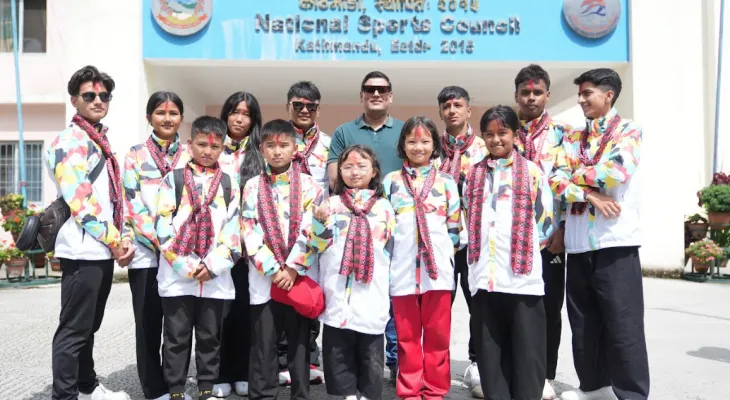 अन्तर्राष्ट्रिय उसु च्याम्पियनसिपमा भाग लिन सिंगापुर जाने खेलाडीको बिदाई