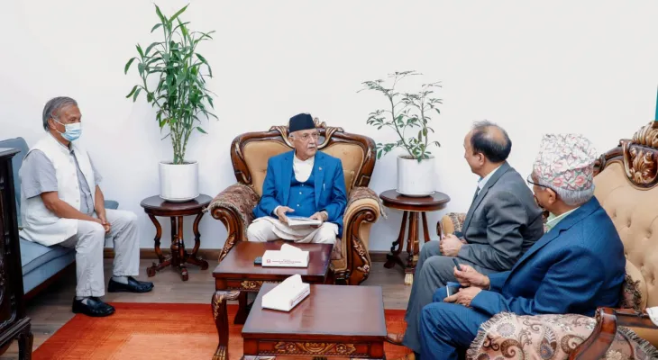 टियु क्रिकेट स्टेडियम निर्माण बारे त्रिविका उपकुलपति, रेक्टर र रजिष्टारसँग प्रधानमन्त्रीले गरे छलफल