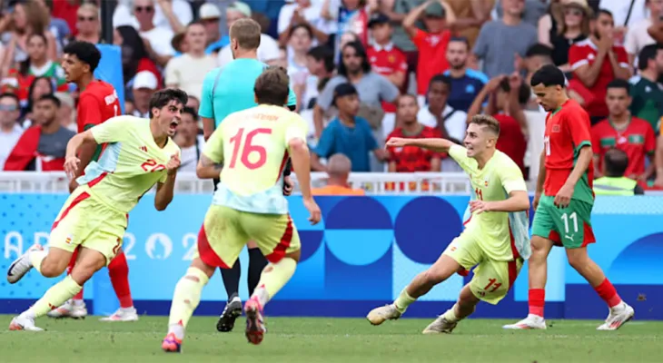 स्पेन र फ्रान्स पेरिस ओलम्पिक फुटबलको फाइनलमा