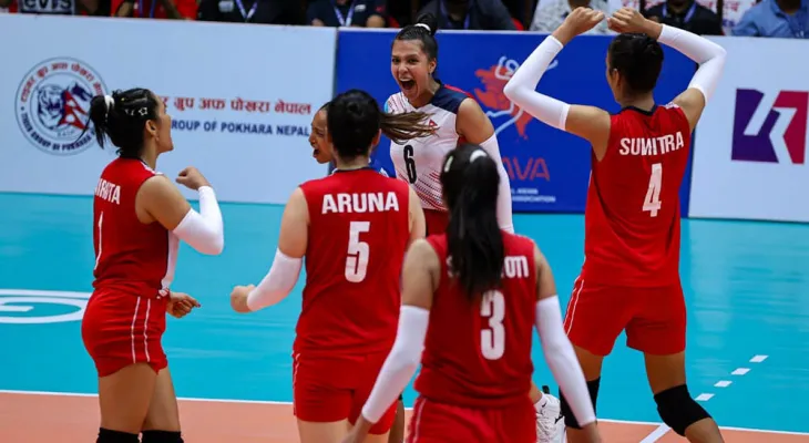काभा महिला भलिबलको फाइनलमा आज नेपाल र भारत भिड्दै