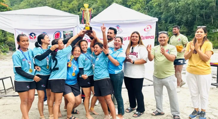 Nepal Women’s Rugby Club Clinches Title at First Bagmati Women’s Beach Rugby Tournament