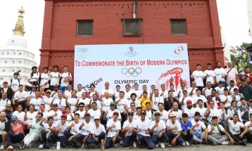 Olympic Day 2025 Celebrated with Enthusiasm in Kathmandu
