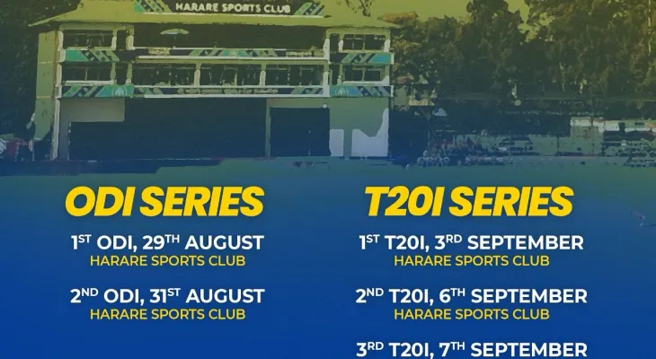 श्रीलंकाको जिम्बावे भ्रमण: अगस्त–सेप्टेम्बरमा एकदिवसीय र टि–२० श्रृंखला खेलिने