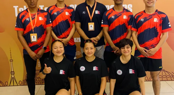 Nepal Advances to Pre-Quarterfinals in 29th Asian Youth Table Tennis Championship