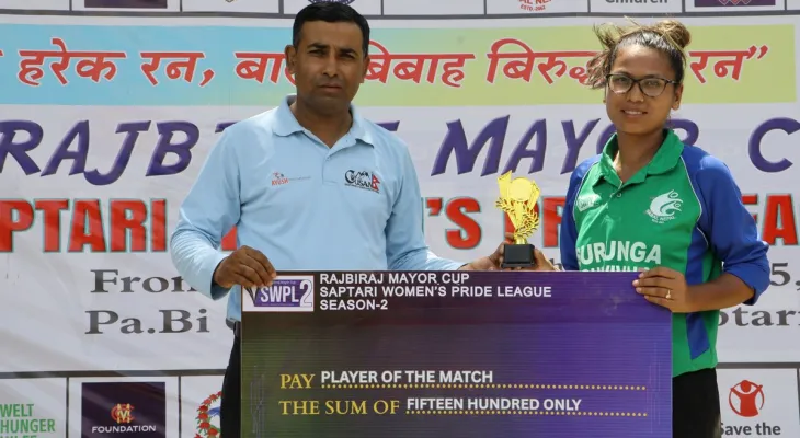 Surunga Survivals Defeat Rajbiraj Royals by 23 Runs, Set Up Final Clash Between Rajbiraj Royals and Khadak Queens