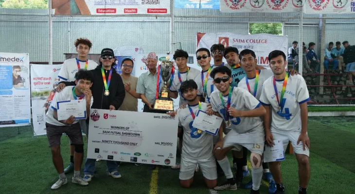 King’s College Wins Title at Hisense Nepal 1st Sayam Inter-College Seven-A-Side Futsal Tournament