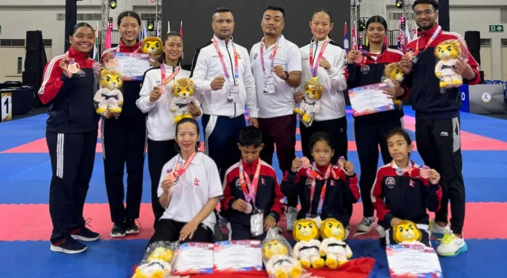 Erika Gurung Wins Gold for Nepal at Thailand Open Karate Championship