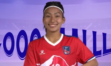 रश्मी कुमारी घिसिङले पनि गोल गर्दै नेपालको अग्रता ५–० मा पुर्‍याइन्