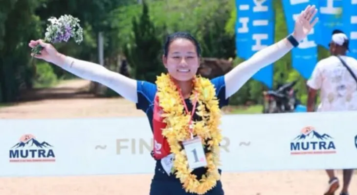 Ultra Runner Rassila Tamang Wins Mount Popa Ultra Marathon, Beats Male Runners to Claim Overall Title