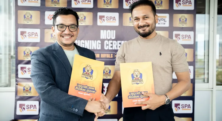 सुदूरपश्चिम रोयल्स र एसपीए कलेजबीचको साझेदारी दोस्रो सिजनमा पनि कायमै