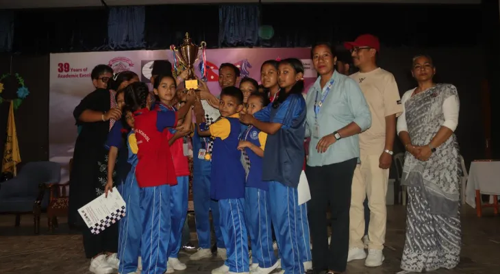त्रियोग अन्तर स्कुल चेस प्रतियोगिता सम्पन्न, करिब ४०० विद्यार्थीको सहभागिता
