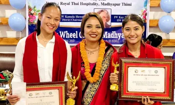 एरिका र अञ्जनालाई इनर ह्विलको सम्मान