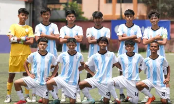 एन्फा यु–१६ युथ लिग : मनाङ मस्र्याङ्दी क्लबको हिमालयन शेर्पाविरुद्ध ४–२ को रोमाञ्चक जीत