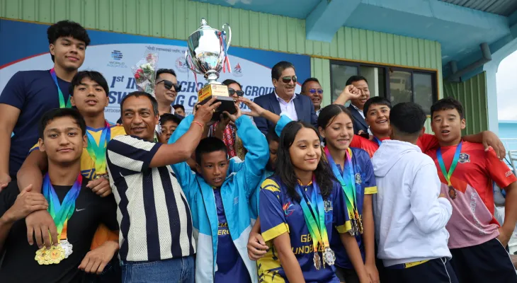 प्रथम अन्तर विद्यालय पौडी प्रतियोगितामा जेम्स स्कूल पहिलो