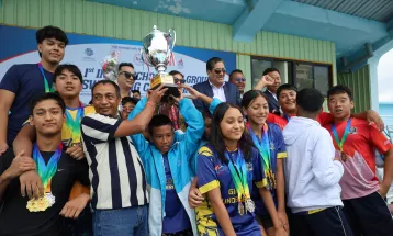 प्रथम अन्तर विद्यालय पौडी प्रतियोगितामा जेम्स स्कूल पहिलो