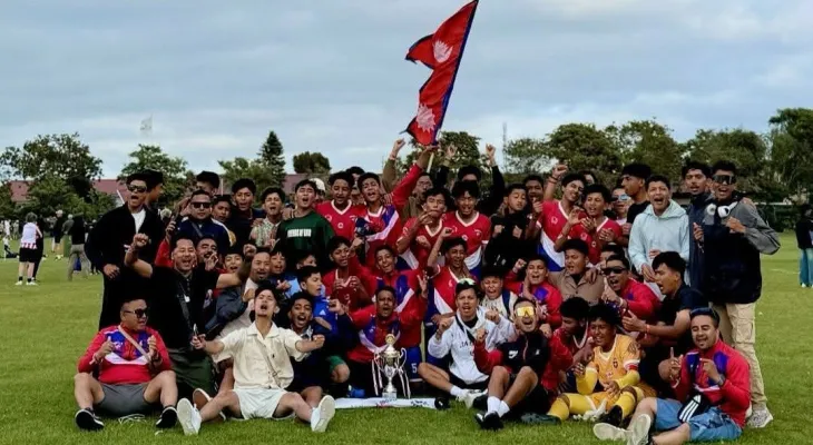 डेन्मार्कमा जारी डाना कप २०२५ अन्तर्गत यु–१४ उपाधि नेपाली टोलीलाई