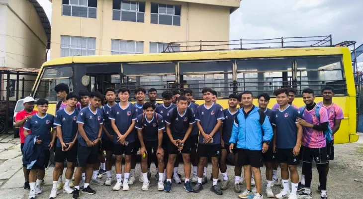 एएफसी यू–२३ एसियन कप छनोट तयारीका बीच राष्ट्रिय टोलीको शिवपुरी हाइक