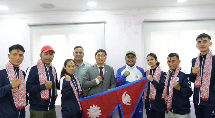 पारा तेक्वान्दो टोली मलेसिया जाँदै