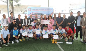 पिस प्वाइन्टलाई काठमाडौं प्याब्सन फुटसल उपाधि