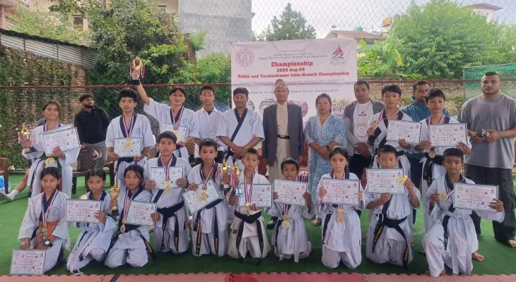 टोखाको दुबल एस फिट्नेस डोजो टिम च्याम्पियन