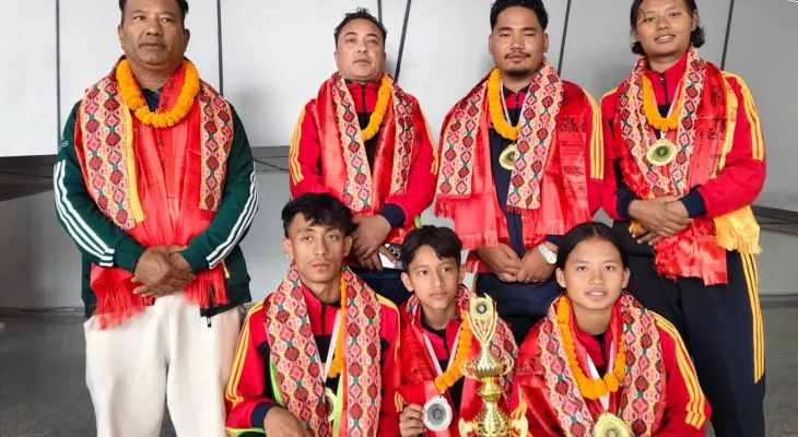 श्रीलंकाबाट वादोरियो कराते टोलि स्वदेश फर्कियो