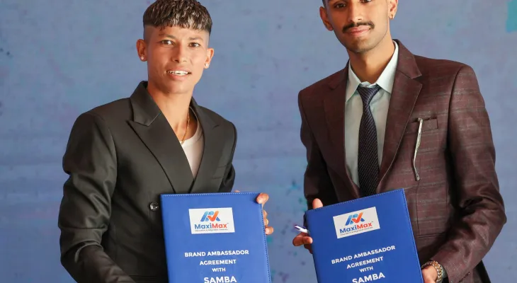 साम्बा बनिन् म्याक्सिम्याक्सको ब्रान्ड एम्बेसडर