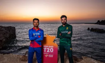 अष्ट्रेलियामा भोलिबाट टप एन्ड टि–२० सिरिज सुरु हुँदै : नेपाली कप्तान रोहित पौडेल र पाकिस्तान शाहिन्सका कप्तान इरफान खानबीच भेटघाट