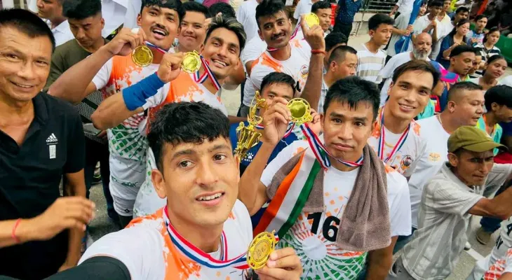 भारतको सिक्किममा भएको भलिबल प्रतियोगितामा नेपाल टिमको विजय, पूर्व कप्तान इम रानासहितको टोलीले उपाधि जित्यो