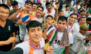 भारतको सिक्किममा भएको भलिबल प्रतियोगितामा नेपाल टिमको विजय, पूर्व कप्तान इम रानासहितको टोलीले उपाधि जित्यो