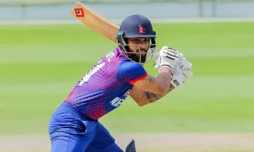 नेपालको खराब सुरुवात : कुशल भुर्तेल १२ रनमा आउट