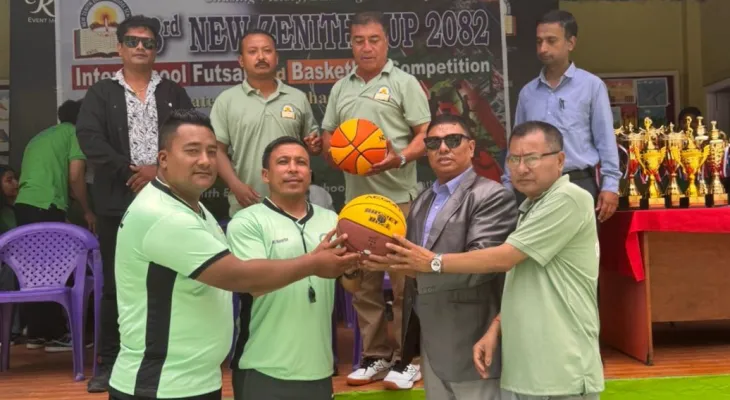 अन्तरविद्यालय बास्केटबल : न्यु जेनिथको विजयी सुरुआत