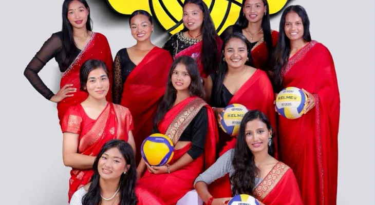 तीजको अवसरमा महिला खेलाडीलाई साडी उपहार