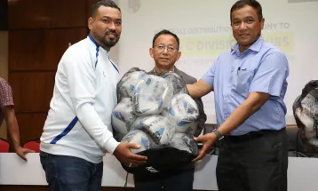 एन्फाद्वारा ए, बी र सी डिभिजन क्लबहरूलाई फुटबल वितरण, प्रशिक्षण र विकासमा सहयोगको उद्देश्य