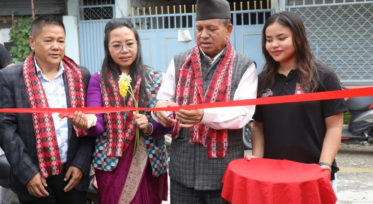 गोल्फुटारमा इन्डोर बास्केटबल हलको उद्घाटन